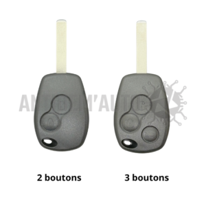 Clé télécommande Renault 3/2 boutons